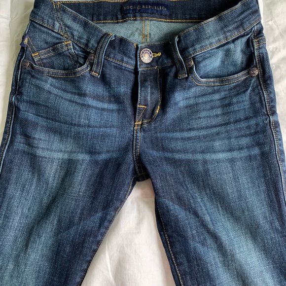 Rock& Republic womens “Kasandra “ Denim midrise 2M - Picture 3 of 8